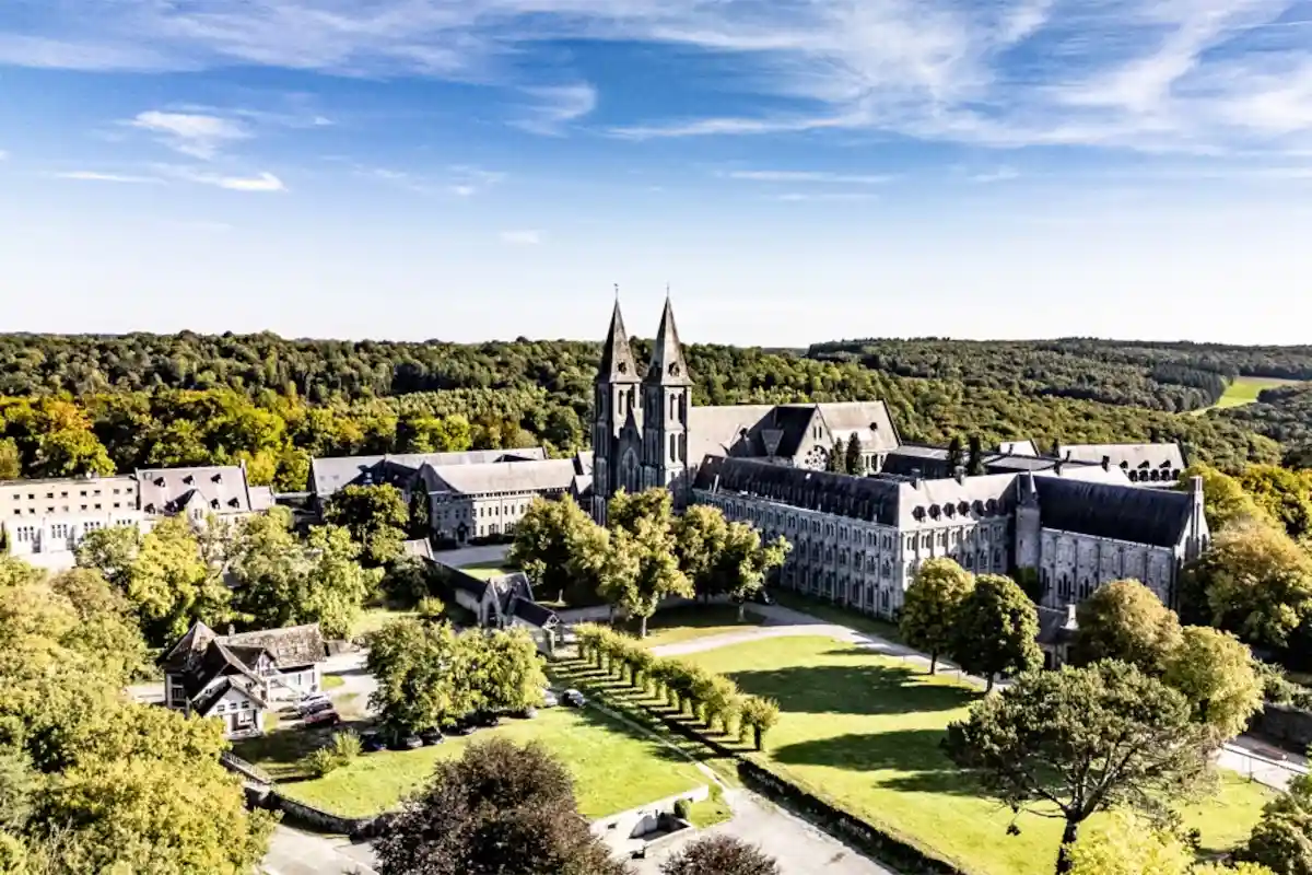 Paysage de la Vallée de la Molignée près de l'abbaye