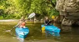 Carte des parcours kayak en Ardenne belge