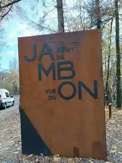 Iconic panorama of Jambon de la Semois Viewpoint in Membre