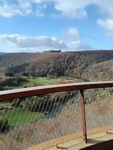 Natural meander of the Semois panoramic view Vresse-sur-Semois