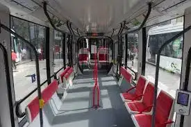 Intérieur du tramway historique